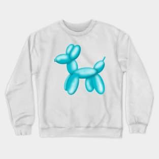 Blue balloon dog Crewneck Sweatshirt